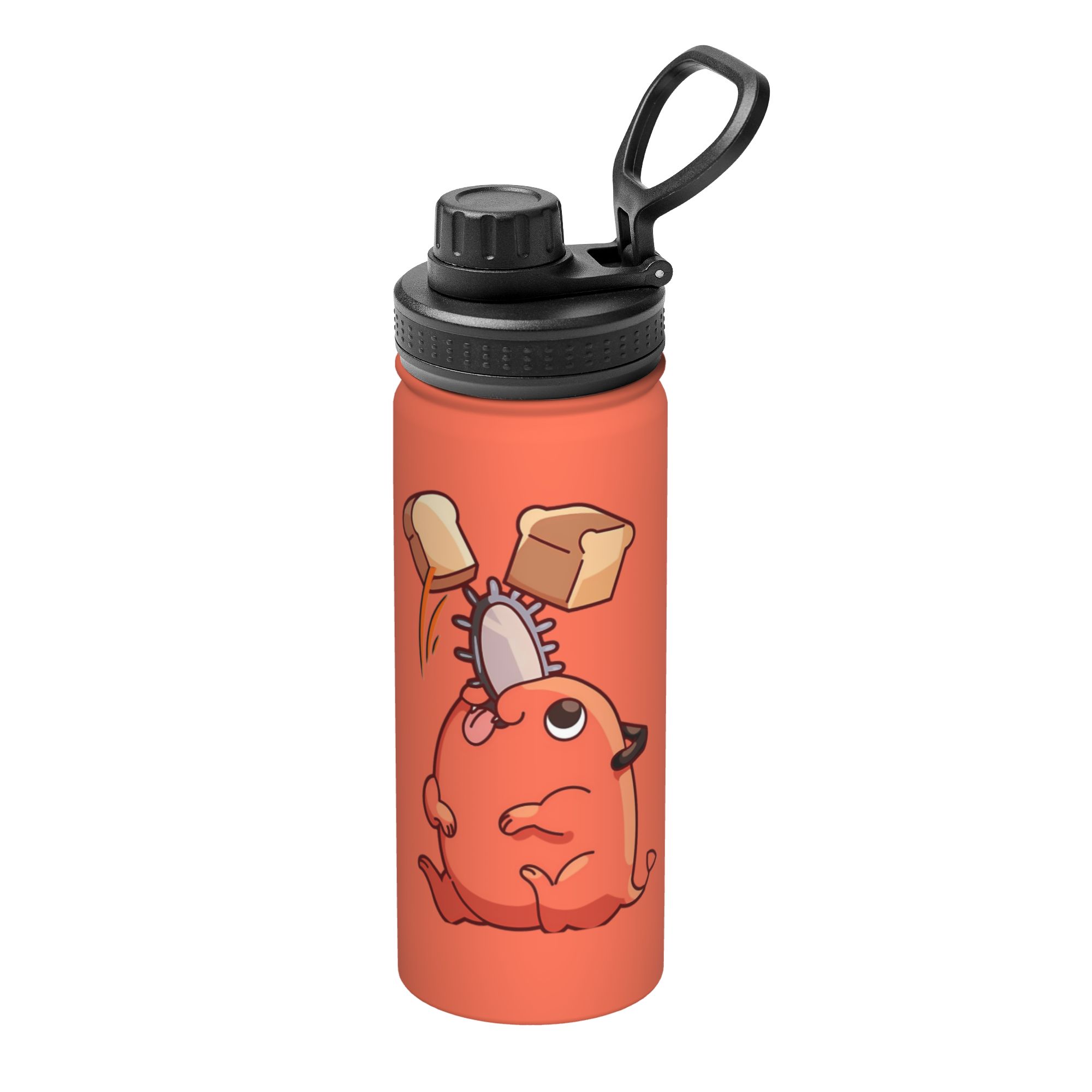 Sports Water Bottle Insulated - Chainsawmans Anime 18OZ Sports Insulated Kettle