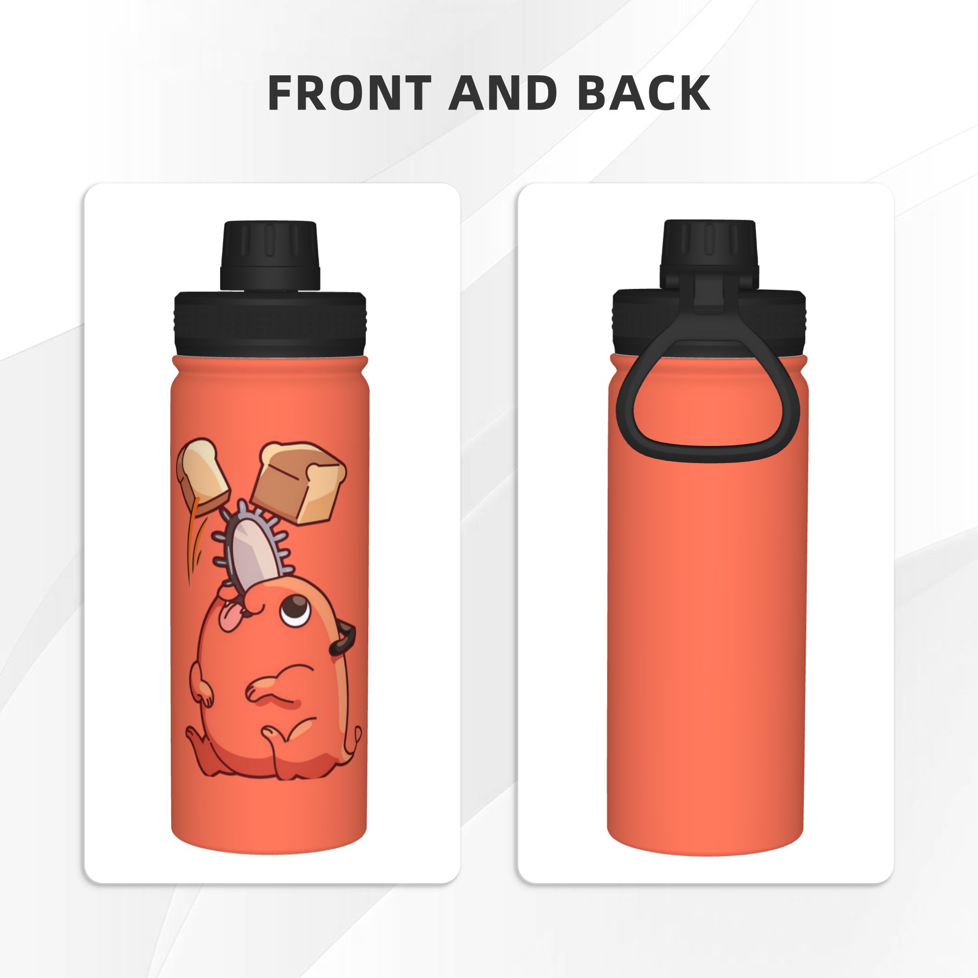 Chainsawmans Anime 18OZ Sports - Sports Water Bottle Insulated review and price